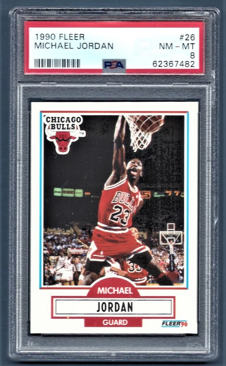 1990 Fleer Michael Jordan Bulls 26 PSA 8 62367482 HOF 2009 eBay