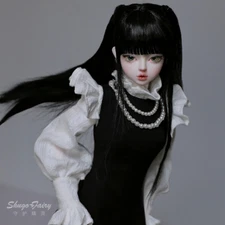 1/4 BJD SD Doll Resin Free Eyes Face Makeup Full Set Outfits Wig Girls Gift Toys