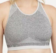 WOMEN'S SPANX SPACE DYE CLOUDY GREY SEAMLESS SCULPT BRA SIZE MEDIUM NWT