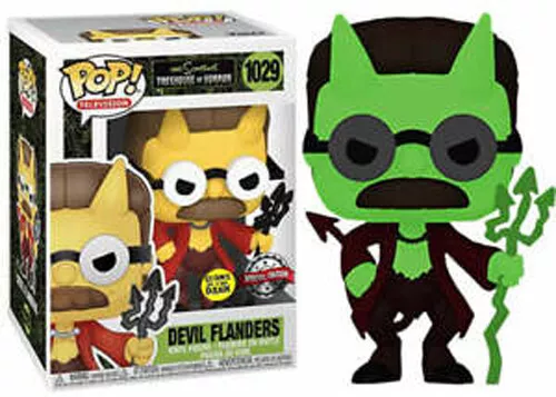 Ned Flanders Devil Glow Exclusive Pop! Vinyl Funko Simpsons