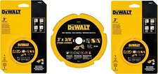 2 Brand New Packs Dewalt 3In Diamond Multi-Material Blade DW8530