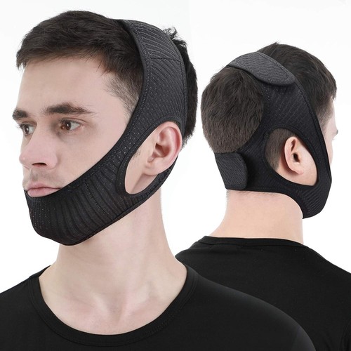Lightweight Adjustable Chin Strap for Snoring Relief - Breathable & Odor-Free - Picture 3 of 8
