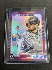 2021 Donruss Baseball BRANDON LOWE Diamond Kings No.1 Numbered 063/400 Refractor