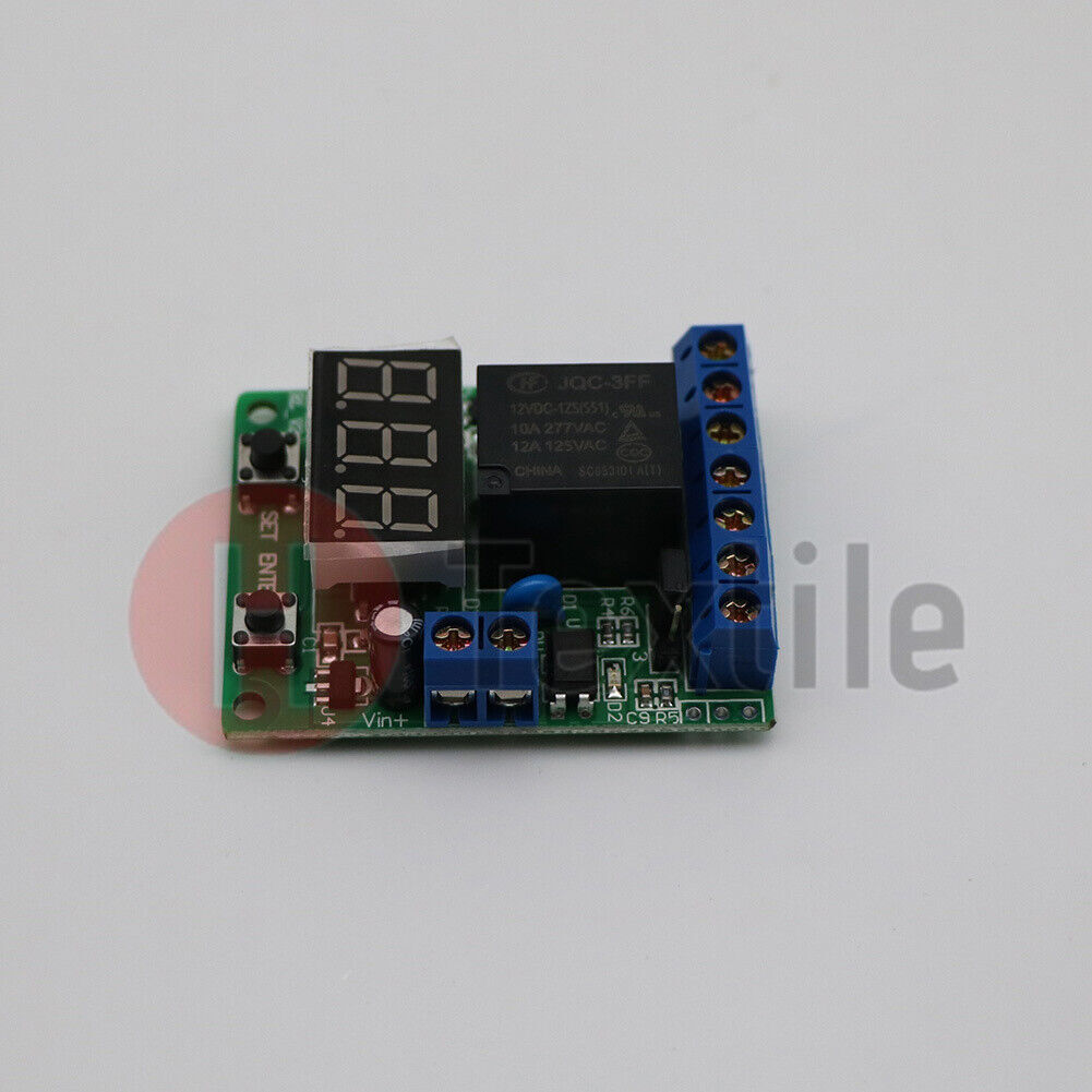 relay timer delay switch voltage protection 12V multi-function voltage control #