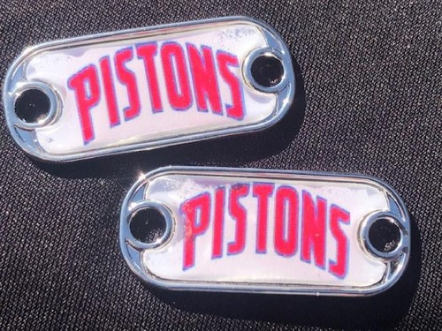 2 ~ Dijes de zapato ovalados o mini etiqueta de perro detroit Pistons NBA Paracord - Imagen 3 de 5