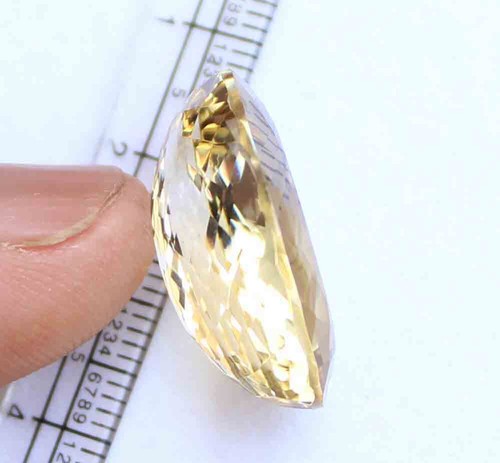 100 % natürliches brasilianisches gelbes Citrin 25,50 CT loser Edelstein beste Qualität oval - Bild 4 von 6