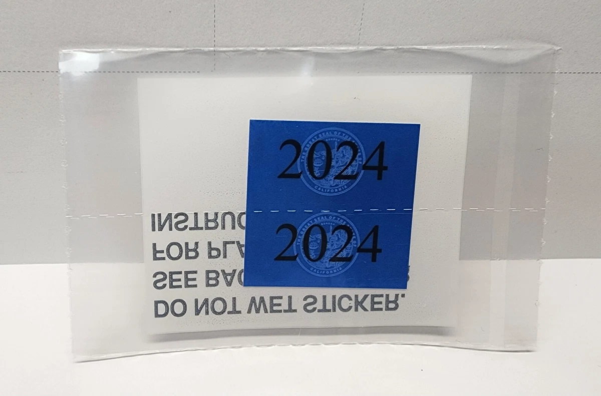 California Dmv 2024 Sticker Color Tania Florenza