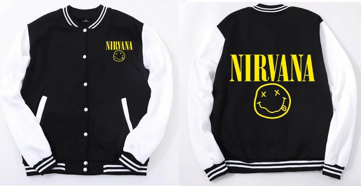 ジャケット・アウター CAL O LINE UTILITY SHIRT NIRVANA Nirvana jacket baseball unisex Autumn Casual Baseball kurt cobain