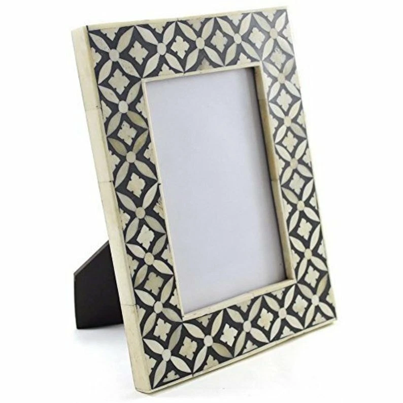 Handmade Antique Bone Inlay Photo Frame Picture Frame Best Gift - Image 2 of 4