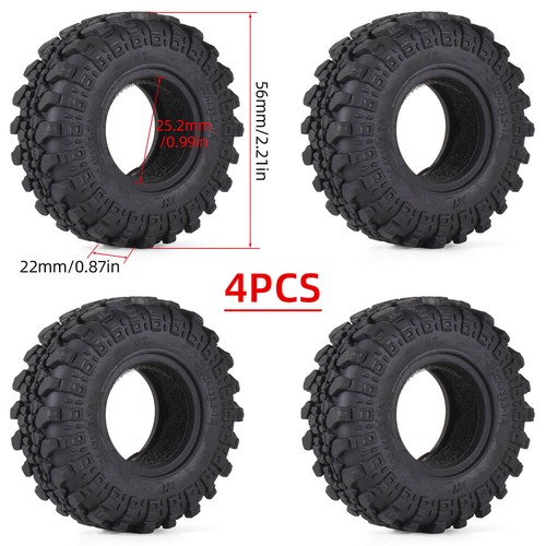 4x 9IMOD RC Gummireifen Radreifen für 1/18 TRX4M 1/24 Axial SCX24 RC Crawler Car - Bild 31 von 31