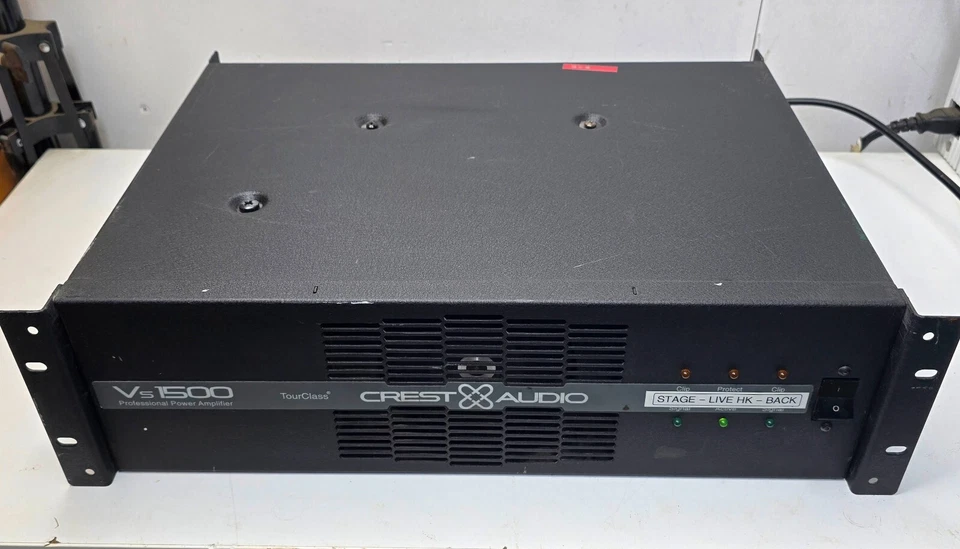 Crest Audio Amplifier Vs 1500 Professional Power Amplifier Rack mounts - Image 2 of 4