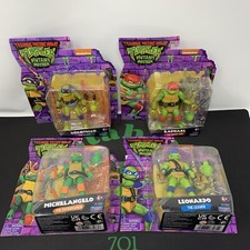 TMNT Mutant Mayhem Leonardo Raphael Michelangelo Donatello Set Action Figure Lot