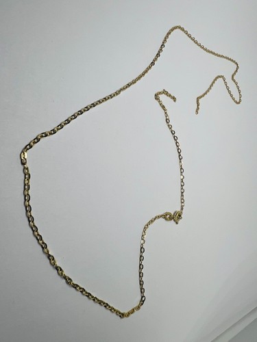 Chaîne Forçat or jaune massif 18K 750/1000 Maillon Cassé - 第 5/5 張圖片