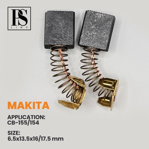 Carbon Brushes for Electric Motor MAKITA CB-155/154, 6.5x13.5x16/17.5mm - Picture 7 of 7