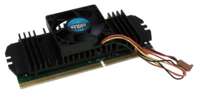 PROZESSOR CPU INTEL CELERON 266MHz SL2TR SLOT 1 KÜHLER 3-PIN 128MB CACHE