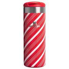 Stanley 16 oz Stainless Steel Aero Light Transit Bottle Candy Cane Twist (New)