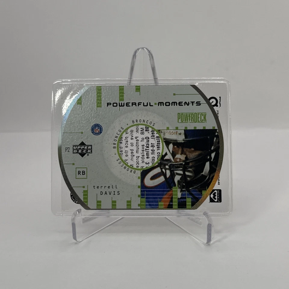 1999 Upper Deck Powerdeck - Powerful Moments Terrell Davis #P2 - Image 2 of 4