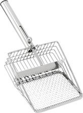 Cat Litter Scoop - Stainless Steel Metal Cat Litter Scoop -Large Size, Deep Shov