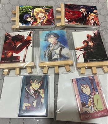 Sen no Kiseki Kujibiki-do Mini Canvas Art & Badge Set 7pcs