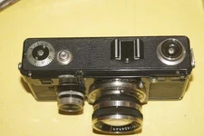 ZEISS Ikon Contax I  Black Camera Sonnar 5cm f/2  shutter not working w case