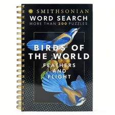Smithsonian Word Search Birds of the World Feathers and Flight (Spiral Bound, Co