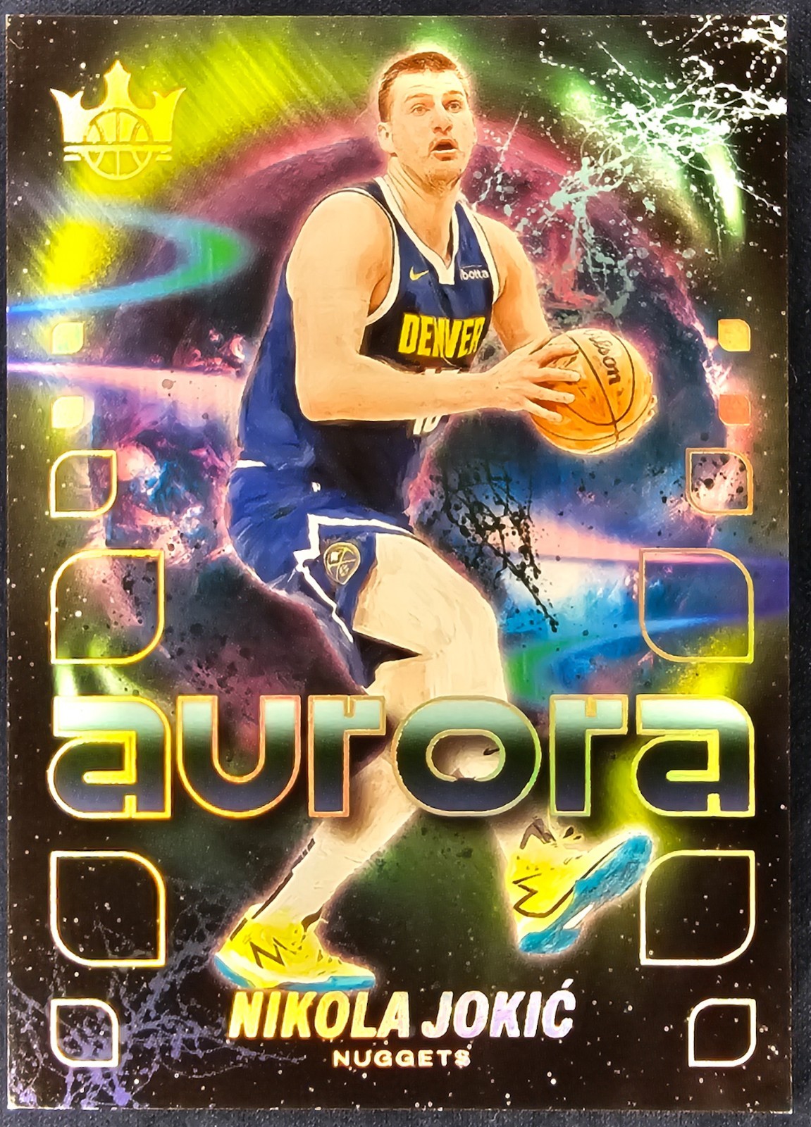 Nikola Jokic 2024-25 Panini Court Kings No.28 Aurora SSP CASE HIT !
