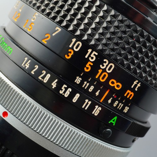 GOOD Canon FD 50mm F/1.4 S.s.C. A mark Prime Lens - Picture 18 of 20