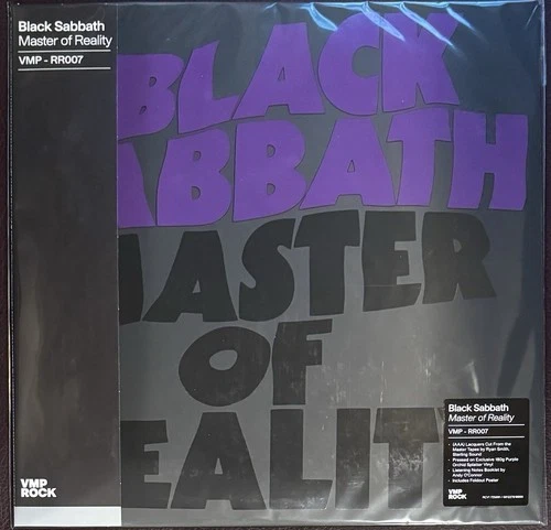Black Sabbath - “Master Of Reality” - VMP Purple Orchid Splatter Vinyl - **NEW**