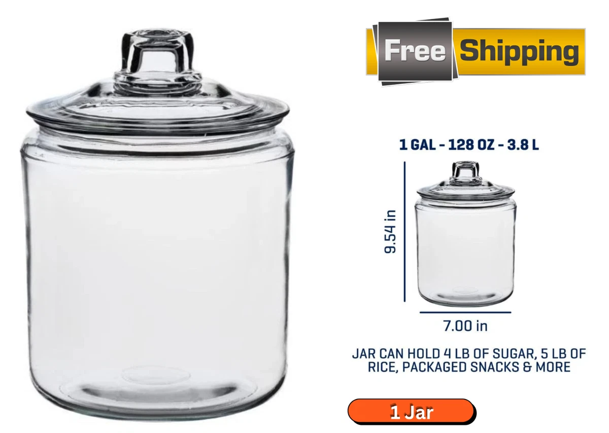 25+ Anchor Hocking Glass Kitchen Canisters & Jars for sale
