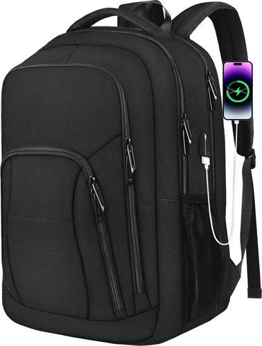 Travel Laptop Backpack 17 Inch TSA Friendly Large for Men Black