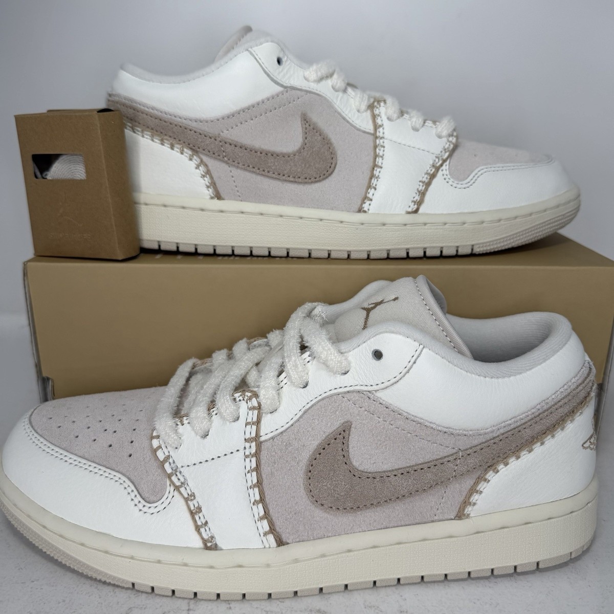 Nike Air Jordan 1 Low SE AJ1 Hemp Women Cozy Girl Size 10.5W
