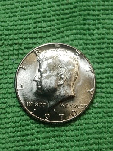 1970 D Kennedy Half 40% Silver Coin Key Date BU Nice Coin