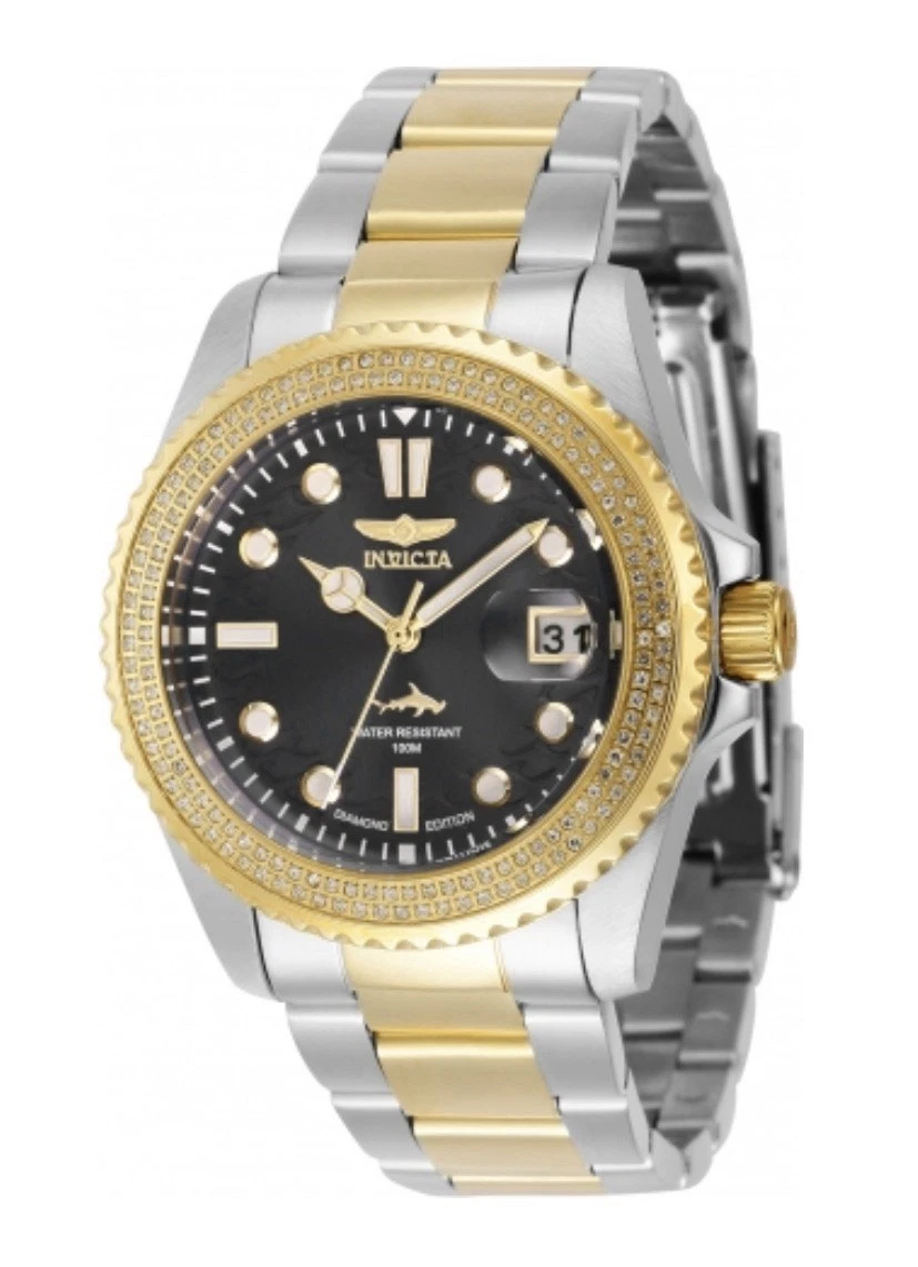 Invicta Pro Diver Gold Plated Band Women Wristwatches for  display picture 1