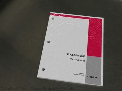 Case 2500 Ecolo Til Parts Catalog Manual Exploded View Diagram Book