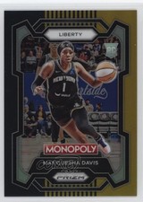 2024 Panini Prizm Monopoly WNBA Black Gold Prizm 3/5 Marquesha Davis #42 r5f