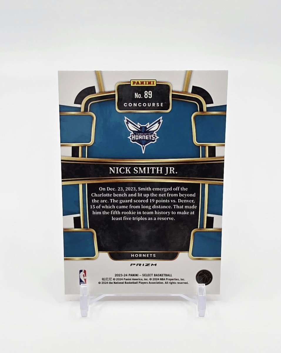2023-24 Panini Select Nick Smith Jr. Rookie Red Cracked Ice Prizm