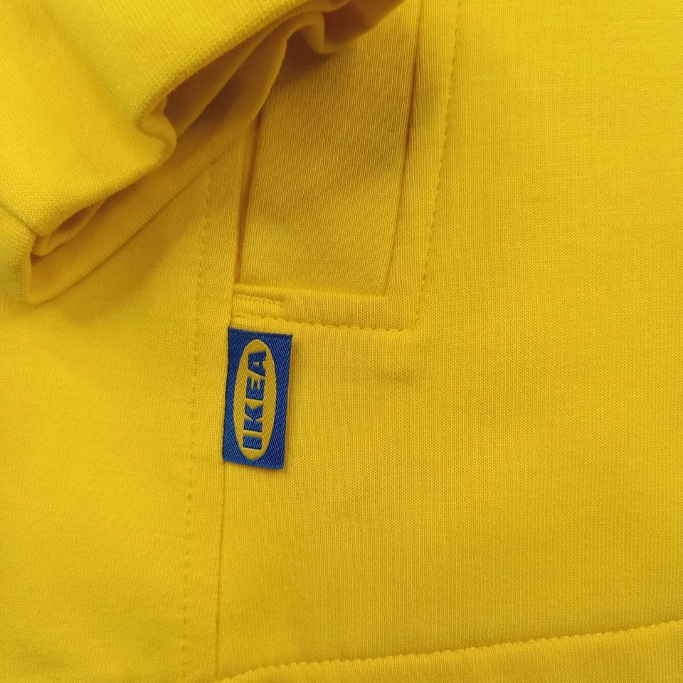 IKEA Jacket Womens Small Full Zip Shaped Hej Employee Uniform Sweatshirt Sweater - Image 4 of 4