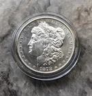 1878-S MORGAN SILVER DOLLAR IN BU MINT STATE CONDITION.