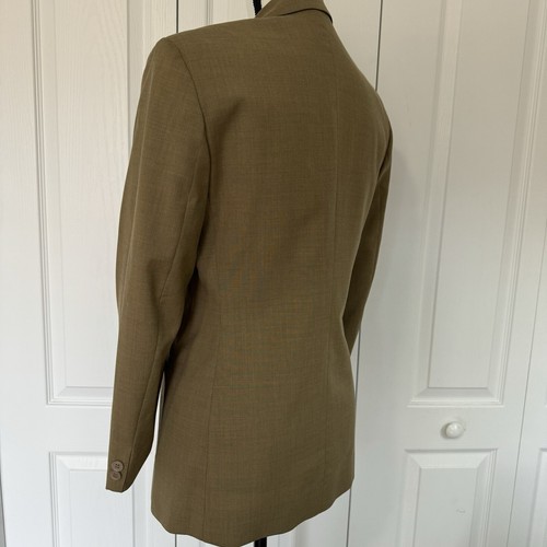 UNITED COLORS OF BENETTON Light Virgin Wool BLAZER JACKET SZ 40 Slim Fit Lined - Picture 3 of 23