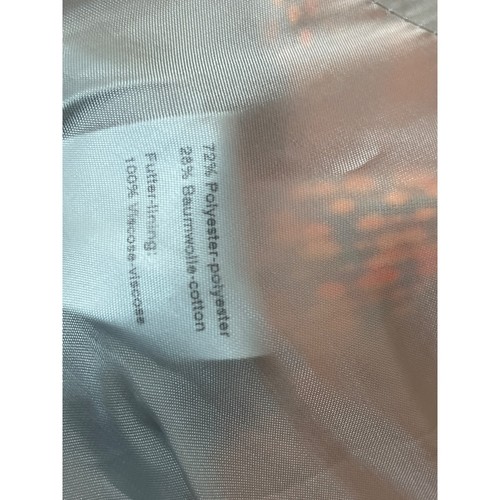 Akris Punto Women's Orange Modern Knitted Fabric Jacket Sz 14- NWT - Picture 7 of 8
