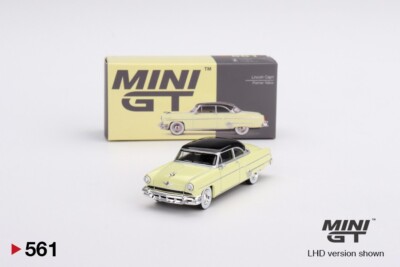 Mini GT 1:64 Lincoln Capri 1954 Premier Yellow Diecast Model Car