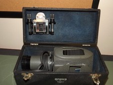 Vintage Argus Slide Projector PA-200 - 2 Accessories/Original Hard Case -Works