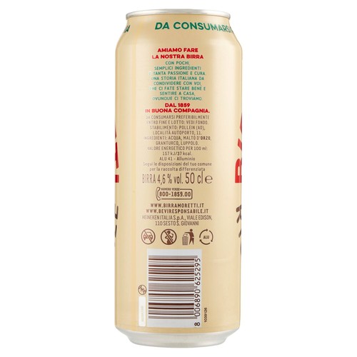 Birra Moretti Ricetta Originale 50 cl - Foto 10 di 11