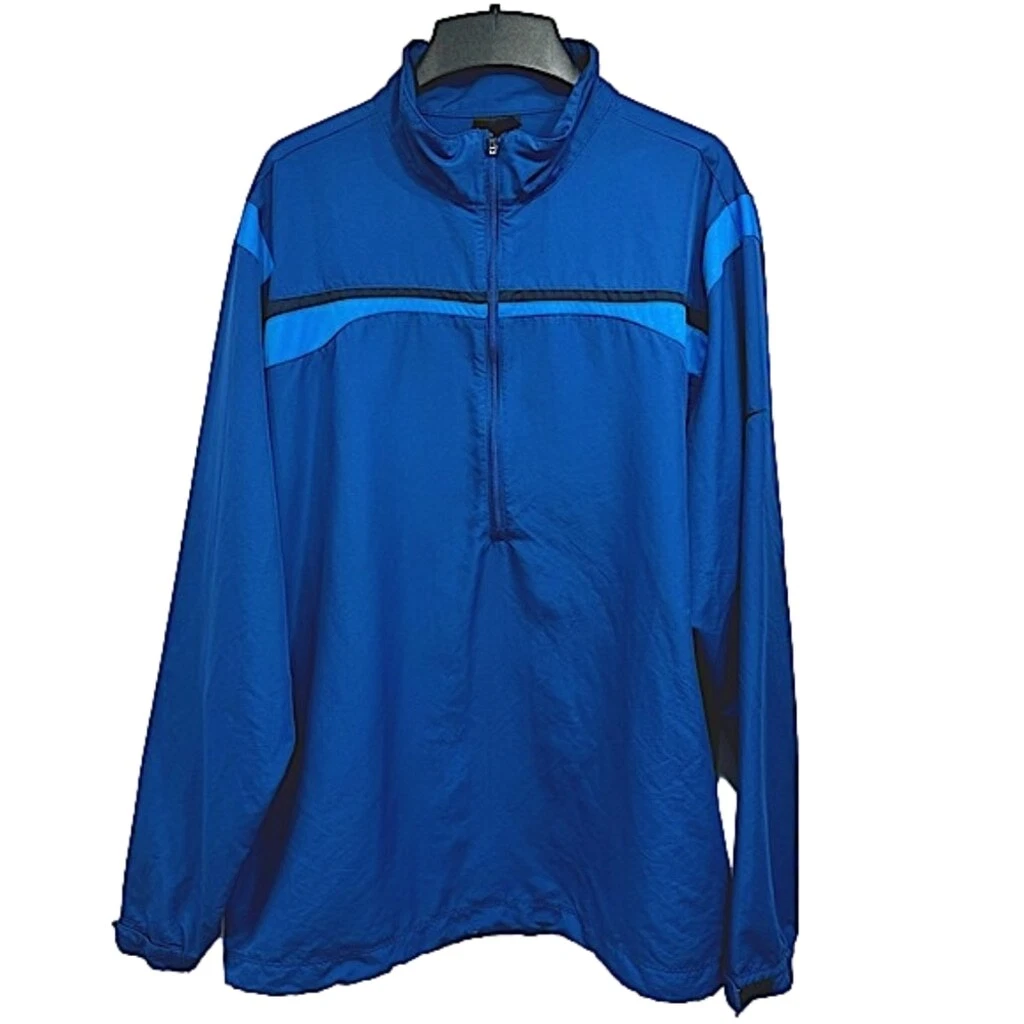 Nike Golf Blue and Turquoise Half Zip Pullover Windbreaker Men’s Size XL
Opens in a new window or ta