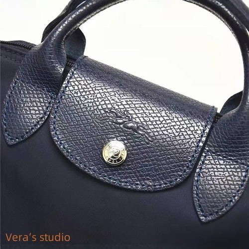 Longchamp M Gr. Tasche Handtasche Schultertasche Crossbody Bag Navysp - Bild 5 von 7