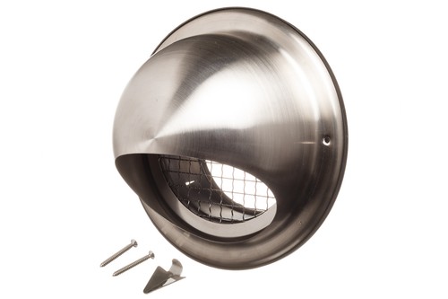 Stainless Steel Ventilation Vent Outlet Exhaust Grilles 100 125 150mm Ducting - Picture 6 of 11