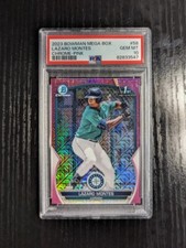2023 Bowman Mega Box Lazaro Montes Chrome Pink */199 #BCP-58 PSA 10 
