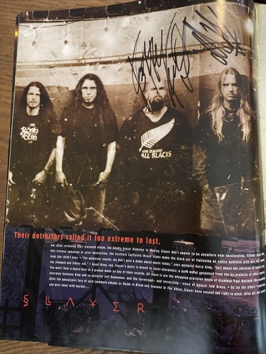 Ozzfest 99 Program Signed Slayer Fear Factory - Picture 2 of 8