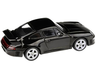 1995 Ruf Ctr2 Black 1/64 Diecast Model Car By Paragon Pa-55373