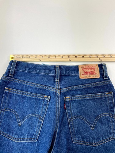 Levi's 569 Cropped Jean Boys 16 Blue Denim 5-Pocket Loose Straight Leg Zip Fly - Picture 9 of 11